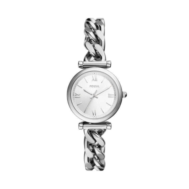 Fossil Carlie Silver Stainless Steel Women's Watch