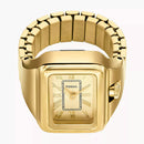 Fossil Raquel Women's Watch Ring Gold Stainless Steel Women's Watch
