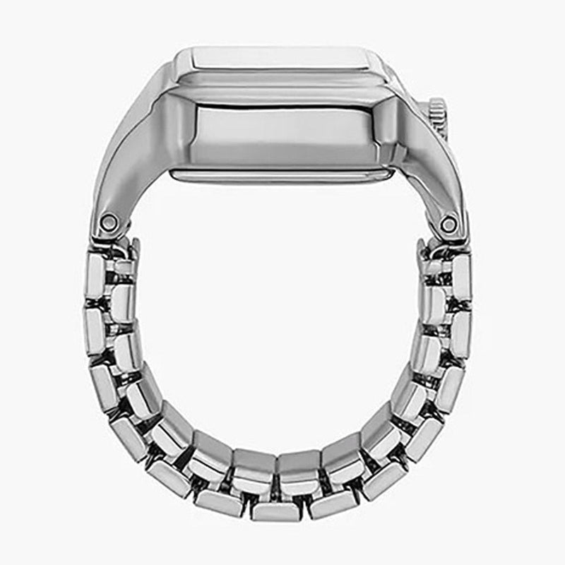 Fossil Raquel Women's Watch Ring Silver Stainless Steel Women's Watch