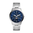 Fossil Neutra Moonphase Multifunction Stainless Steel Men's Watch - FS5907