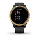 Garmin Venu Gold Case Black Band Full Display Watch - 010-02173-34