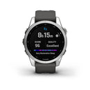 Garmin Fenix 7S Silver With Graphite Band Full Color Display Watch - 010-02539-01