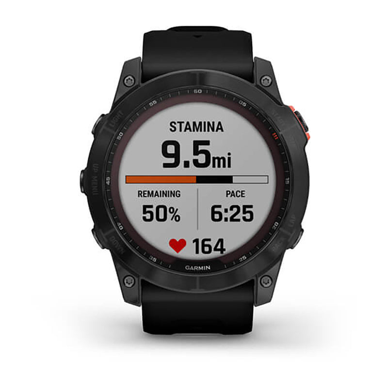 Garmin Fenix 7X Solar Base Slate Grey Black Band Full Display Watch - 010-02541-01