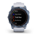 Garmin Fenix 7X Sapphire Solar Mineral Blue DLC Titanium Whitestone Band Full Display Watch - 010-02541-15