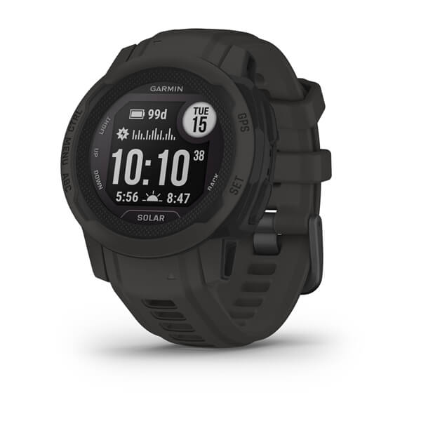 Garmin Instinct 2S Silicone Solar Graphite Full Color Display Dial Watch - 010-02564-00