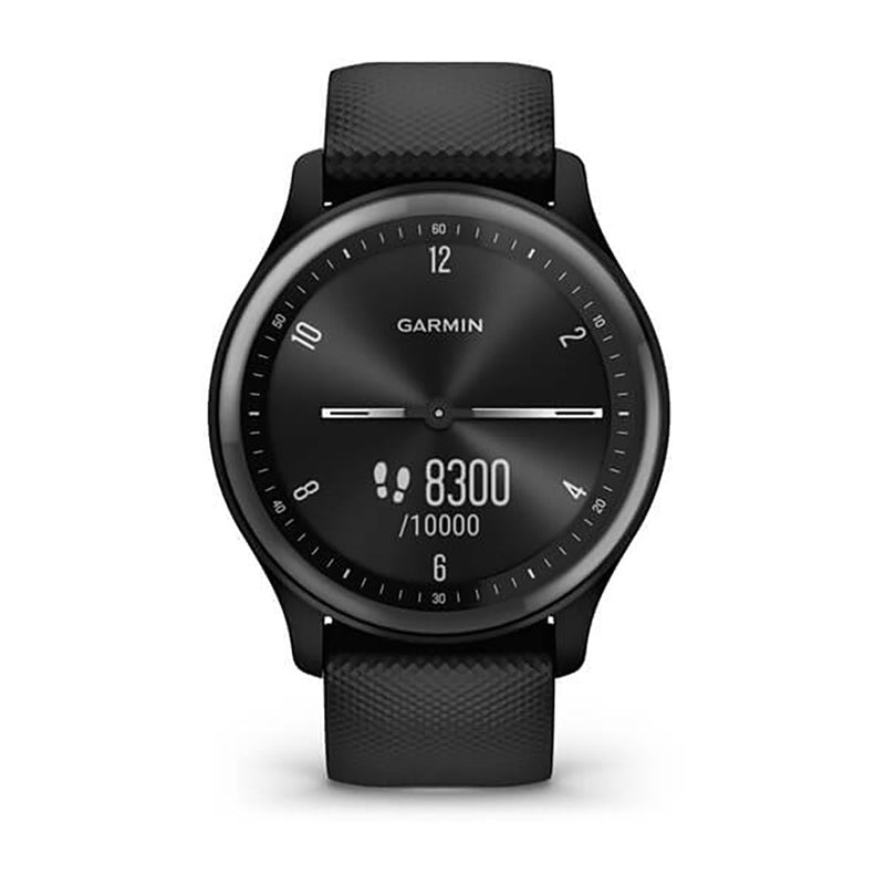 Garmin Vivomove Sport Black Silicone Band Full Display Watch - 010-02566-00