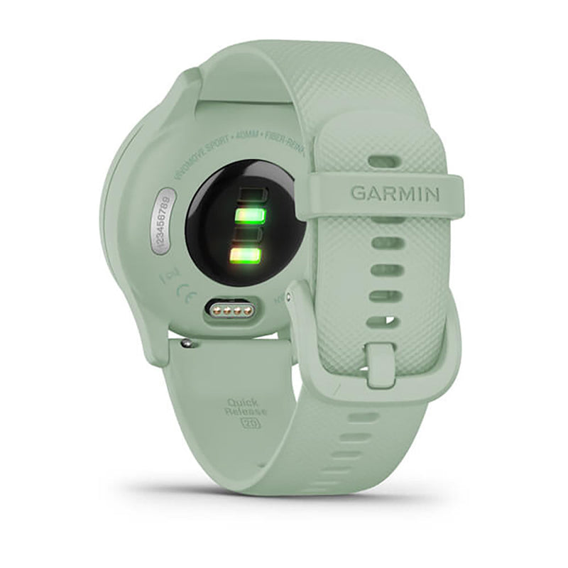 Garmin Vivomove Sport Cool Mint Silicone Band Full Display Watch - 010-02566-03