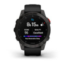 Garmin Epix Gen 2 Black Carbone Gray DLC Titanium W Silicone Full Color Display Watch - 010-02582-11