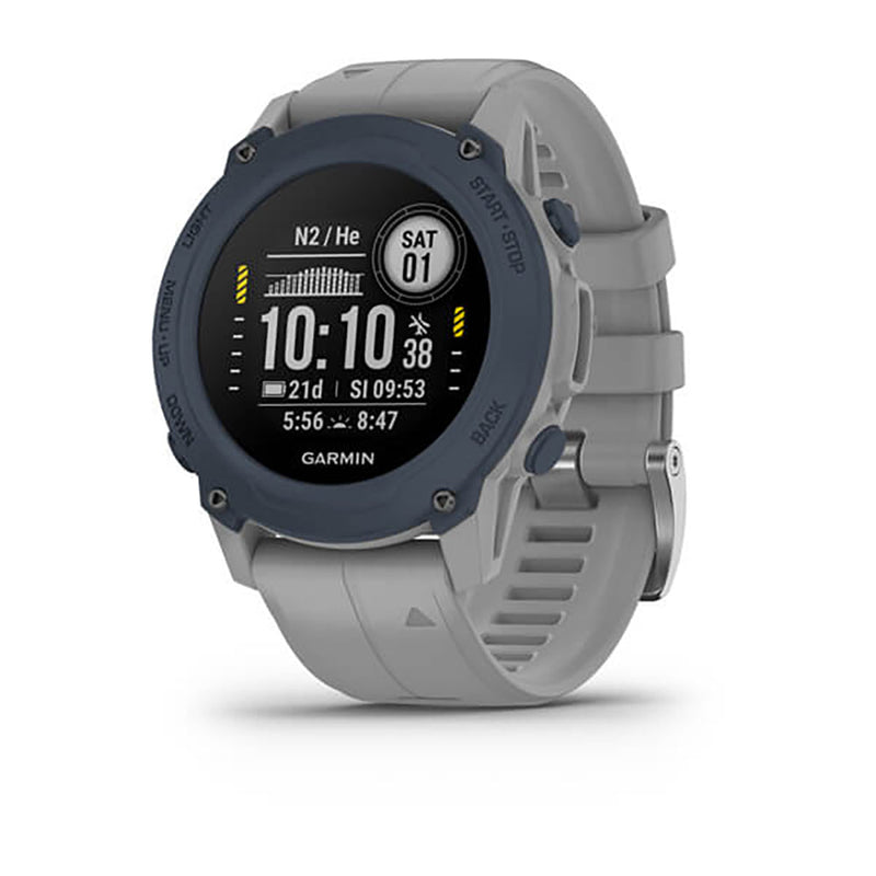 Garmin Descent G1 Powder Grey Silicone Band Full Display Watch - 010-02604-11