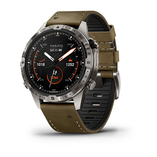 Garmin Marq Adventurer Gen 2 Brown Strap Modern Tool Watch - 010-02648-31