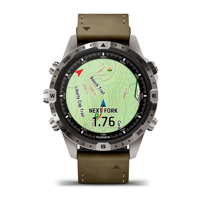 Garmin Marq Adventurer Gen 2 Brown Strap Modern Tool Watch - 010-02648-31