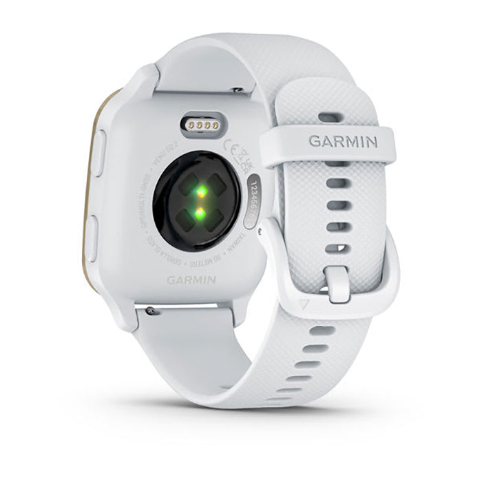 Garmin Venu Sq2 White Cream Gold Full Display Watch - 010 Garmin Venu Sq2 White Cream Gold Full Display Watch - 010