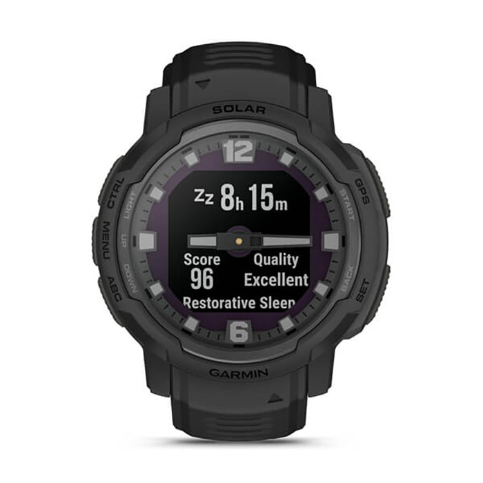 Garmin Instinct Crossover Solar Black Tactical Edition Full Display Dial Watch - 010-02730-00