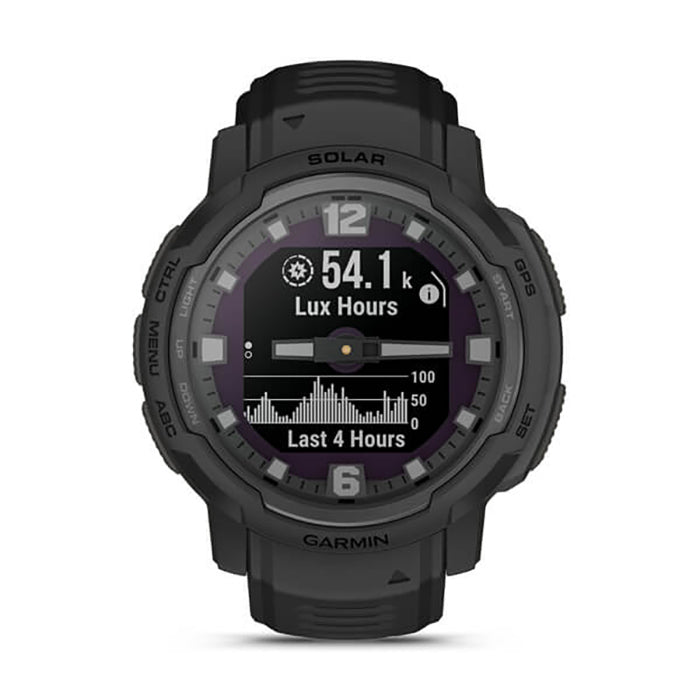 Garmin Instinct Crossover Solar Black Tactical Edition Full Display Dial Watch - 010-02730-00