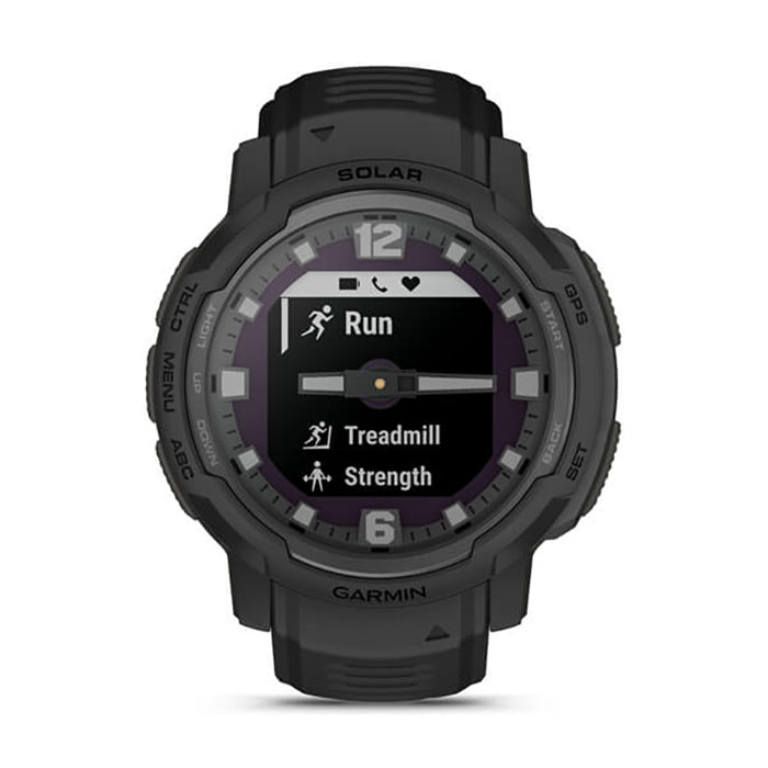 Garmin Instinct Crossover Solar Black Tactical Edition Full Display Dial Watch - 010-02730-00