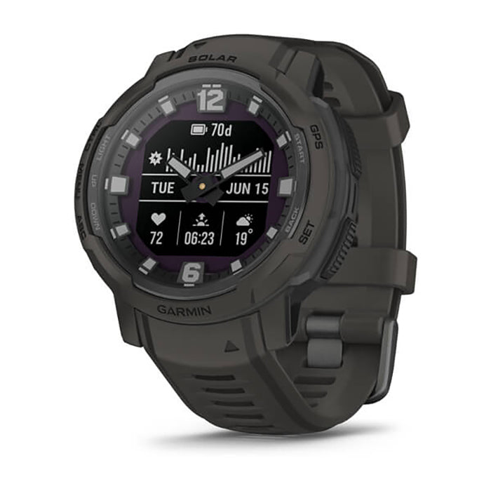 Garmin Instinct Crossover Solar Graphite Full Display Watch - 010-02730-01