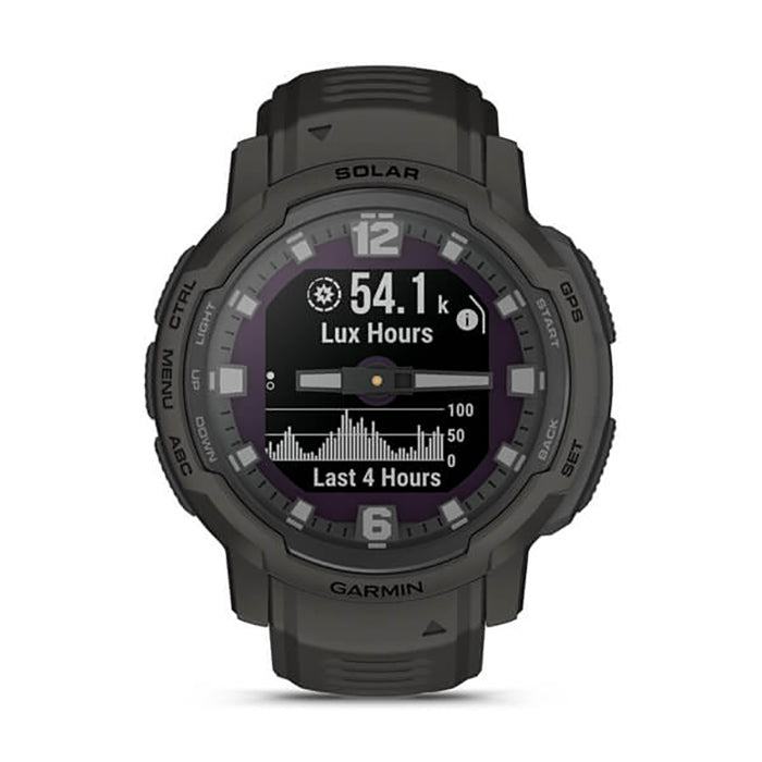 Garmin Instinct Crossover Solar Graphite Full Display Watch - 010-02730-01