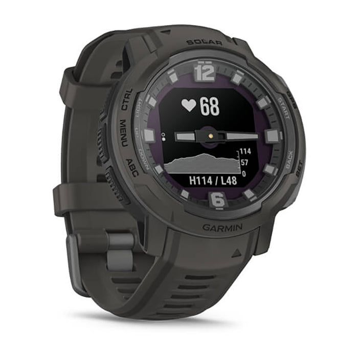 Garmin Instinct Crossover Solar Graphite Full Display Watch - 010-02730-01