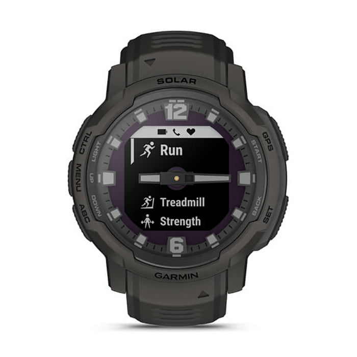 Garmin Instinct Crossover Solar Graphite Full Display Watch - 010-02730-01