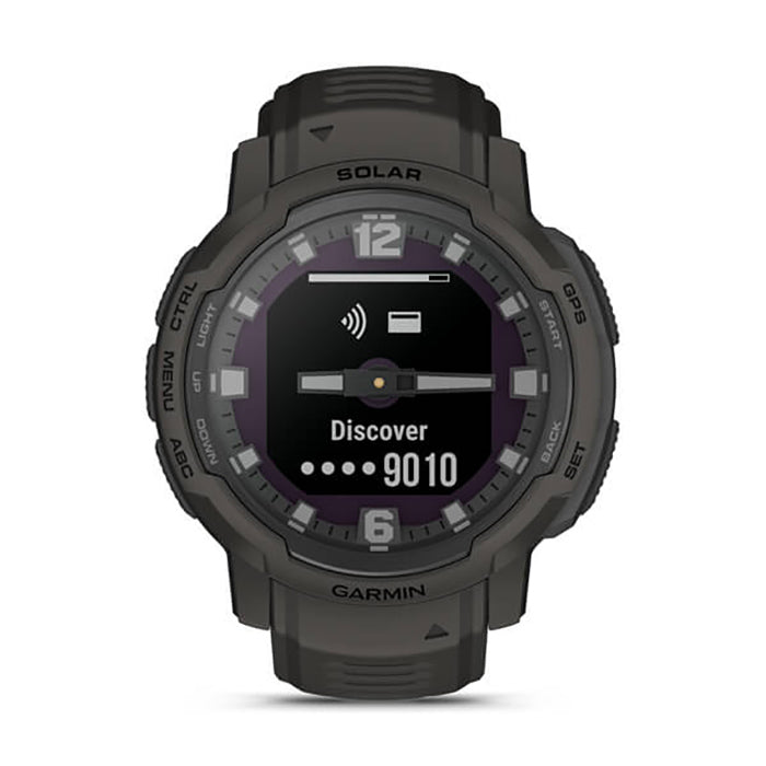 Garmin Instinct Crossover Solar Graphite Full Display Watch - 010-02730-01