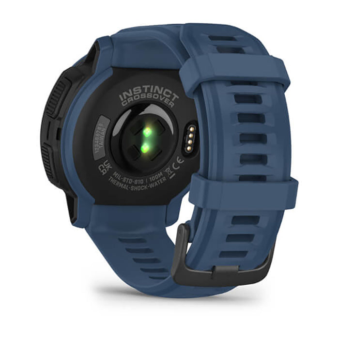 Garmin Instinct Crossover Solar Tidal Blue Full Display Watch - 010-02730-02