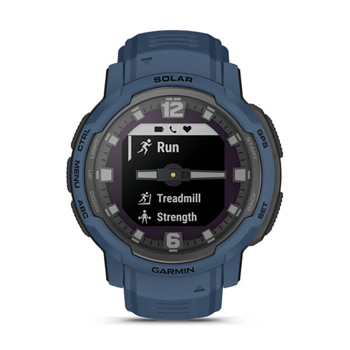 Garmin Instinct Crossover Solar Tidal Blue Full Display Watch - 010-02730-02