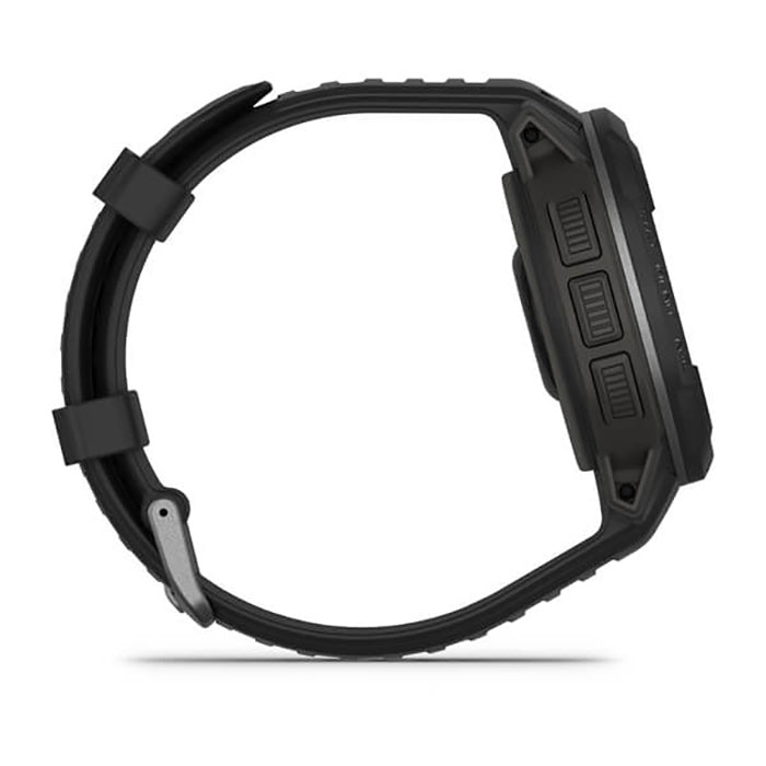 Garmin Instinct Crossover Black Silicone Band Full Display Dial Watch - 010-02730-03