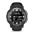 Garmin Instinct Crossover Black Silicone Band Full Display Dial Watch - 010-02730-03