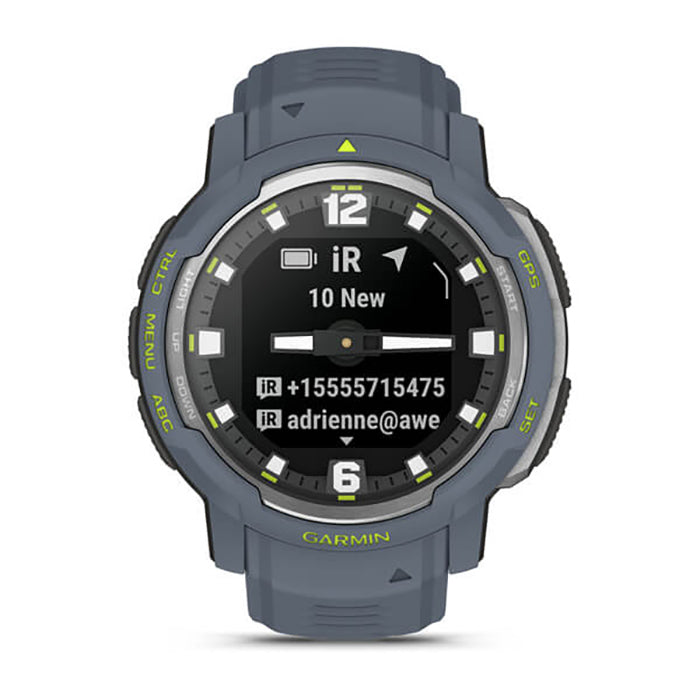 Garmin Instinct Crossover Blue Granite Full Display Watch - 010-02730-04