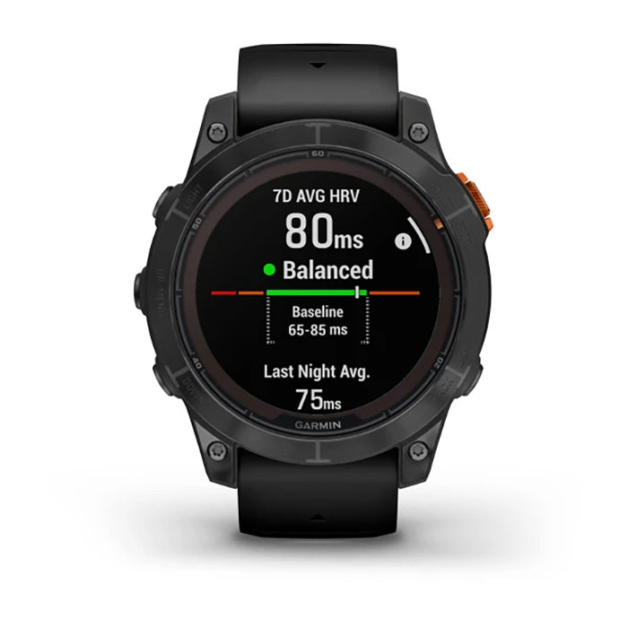 Garmin Fenix 7 Prosolar Edition Slate Gray Black Full Display Dial Watch - 010-02777-01