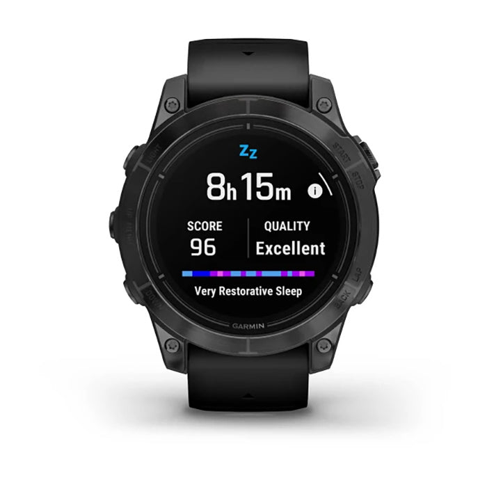 Garmin Epix Pro Gen 2 Standard Edition 47mm Slate Gray Black Silicone Full Display Watch - 010-02803-01