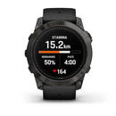 Garmin Epix Pro Gen 2 Sapphire Edition 51mm Carbon Gray DLC Titanium Black Silicone Full Display Watch - 010-02804-01