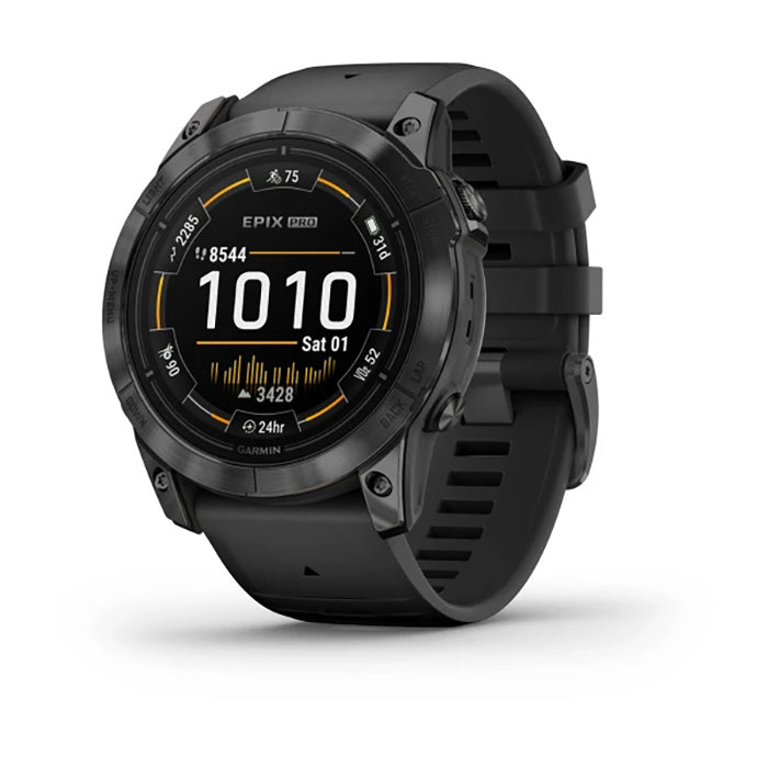 Garmin Epix Pro Gen 2 Standard Edition 51mm Slate Gray Black Silicone Full Display Watch - 010-02804-21