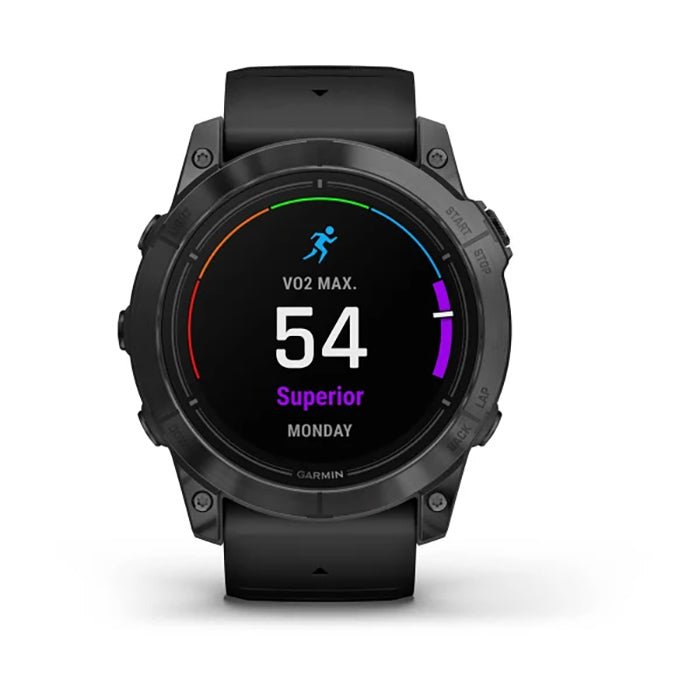 Garmin Epix Pro Gen 2 Standard Edition 51mm Slate Gray Black Silicone Full Display Watch - 010-02804-21