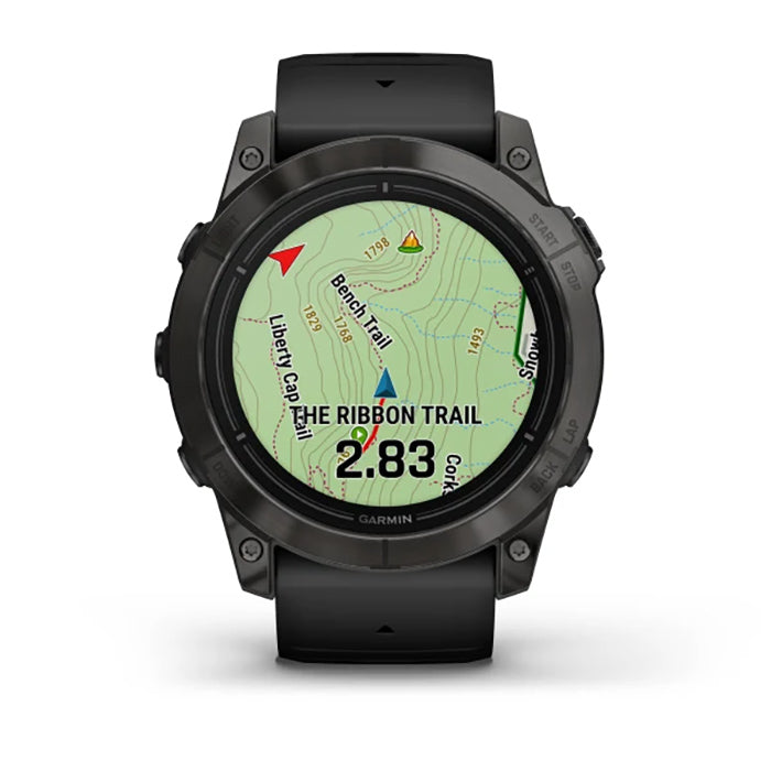 Garmin Epix Pro Gen 2 Standard Edition 51mm Slate Gray Black Silicone Full Display Watch - 010-02804-21