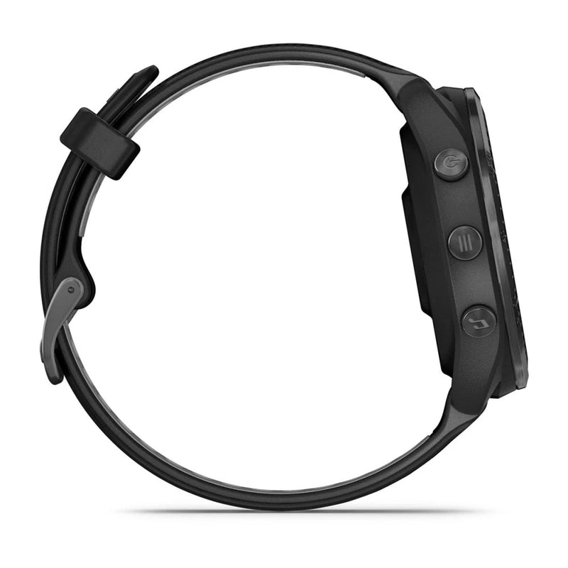 Garmin Forerunner 965 Carbon Grey Black Silicone Band Full Display Watch - 010-02809-10