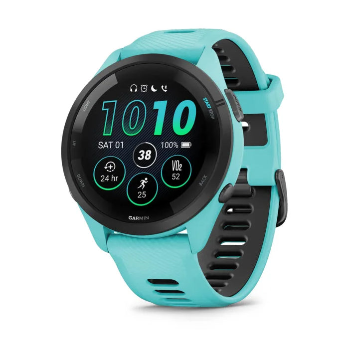 Garmin Forerunner 265 Music Wifi Gps Eu Pac Aqua Full Color Display Watch