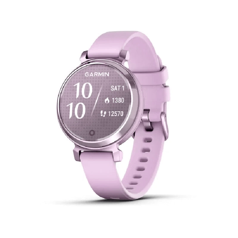 Garmin Lily 2 Lilac Case With Lilac Silicone Band Full Color Display Watch