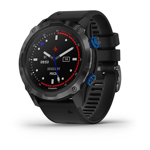 Garmin Descent Mk2 Silicone Black Strap Full Color Display Dial Watch - 010-02132-11