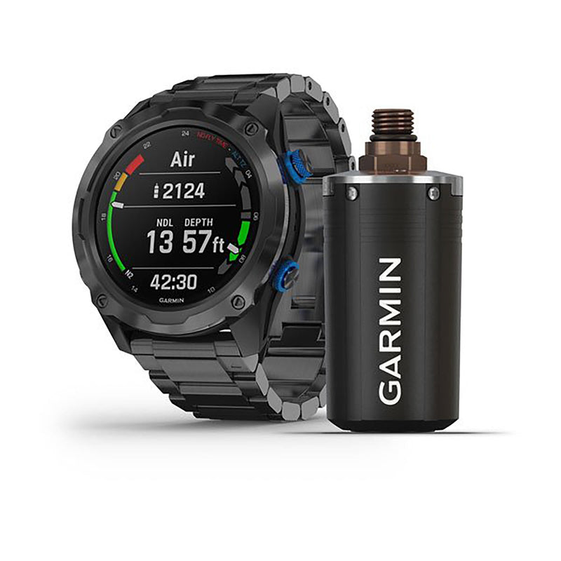 Garmin Descent Mk2 Titanium Black Bracelet Full Color Display Dial Watch - 010-02132-12