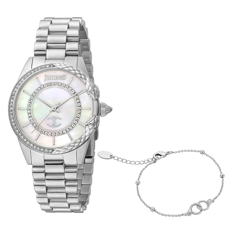 JUST CAVALLI Women's Snake Quartz WATCH