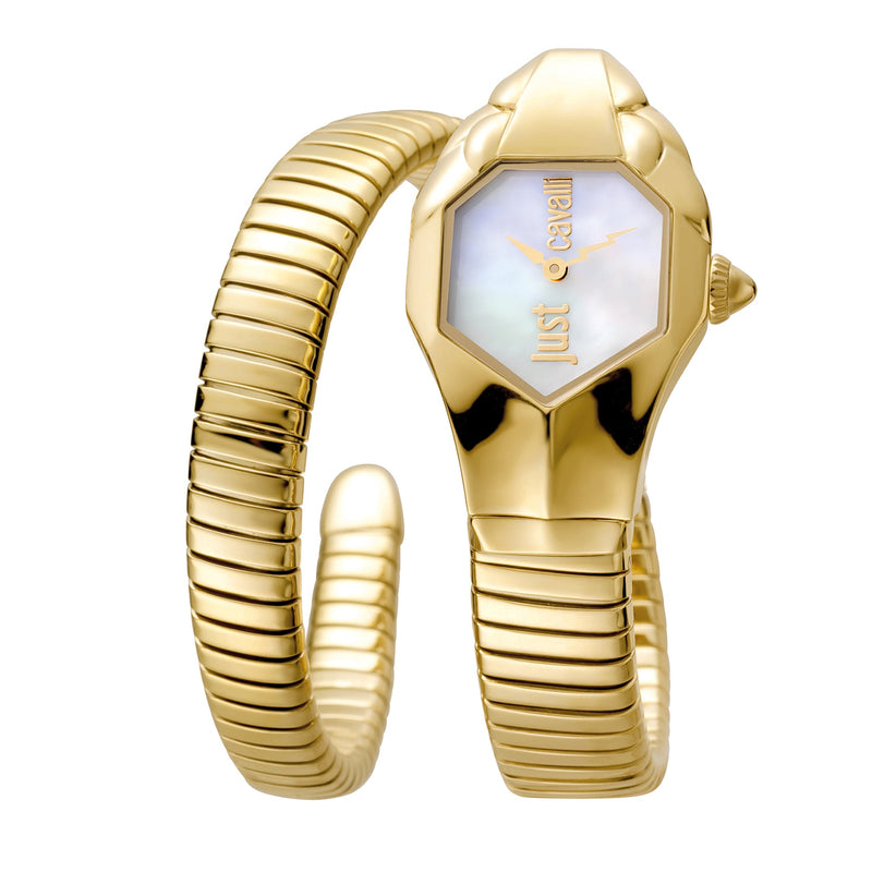 JUST CAVALLI WOMEN'S SIGNATURE SNAKE QUARTZ WATCH