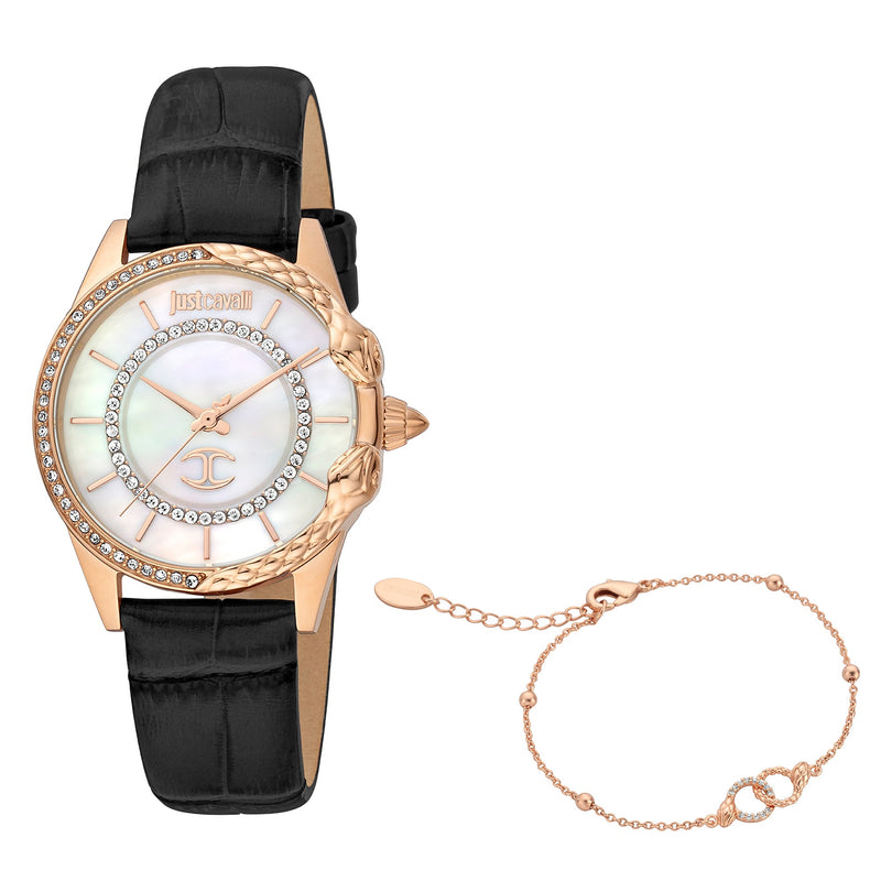 JUST CAVALLI Women's Snake Quartz WATCH