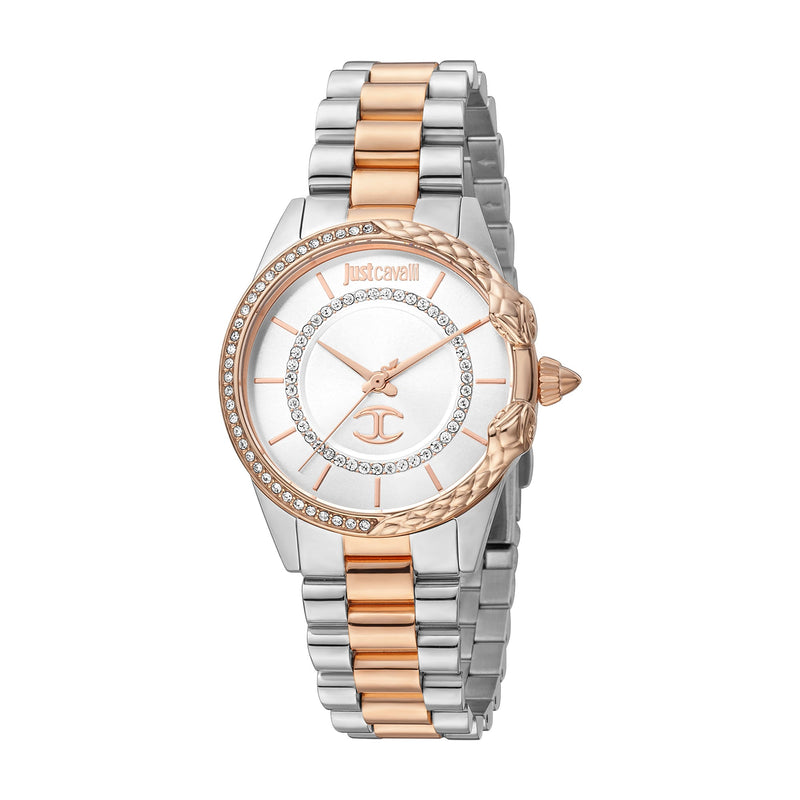 JUST CAVALLI Women's Snake Quartz WATCH