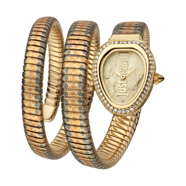 JUST CAVALLI Women's Signature Snake Quartz WATCH