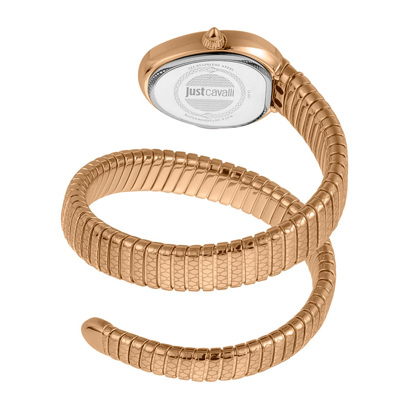 JUST CAVALLI WOMEN'S SIGNATURE SNAKE QUARTZ WATCH