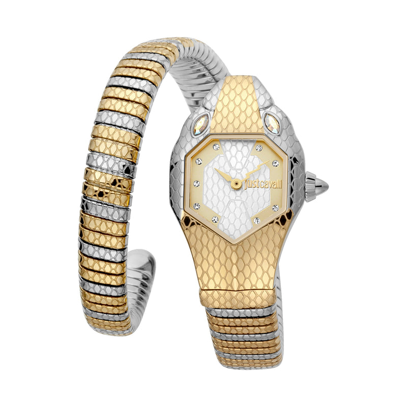 JUST CAVALLI WOMEN'S SIGNATURE SNAKE QUARTZ WATCH