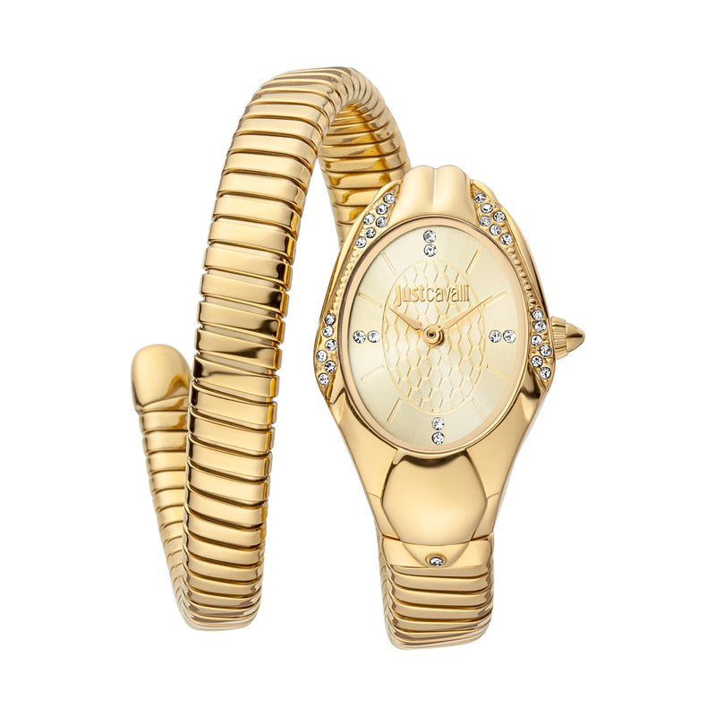 JUST CAVALLI Women's Signature Snake Quartz WATCH