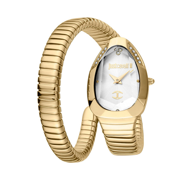 JUST CAVALLI Women's Signature Snake Quartz WATCH