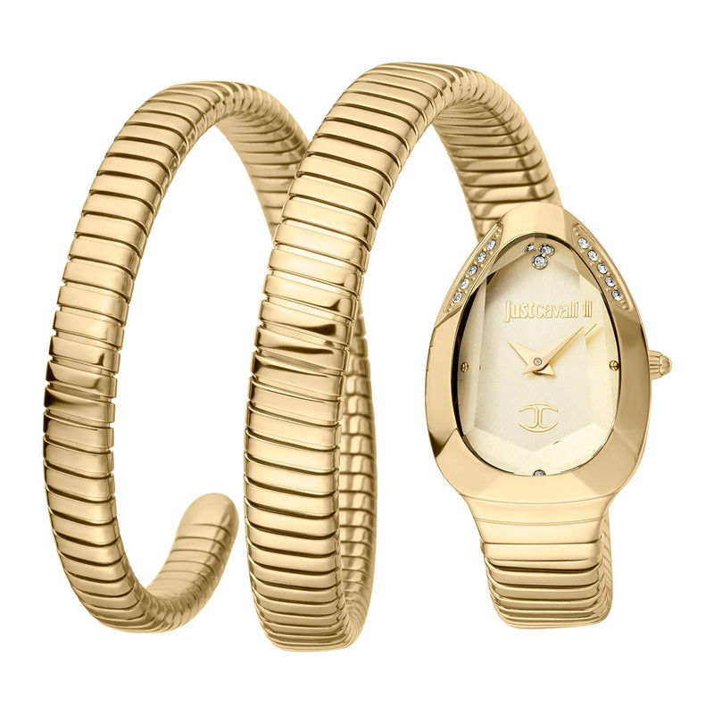 JUST CAVALLI Women's Signature Snake Quartz WATCH